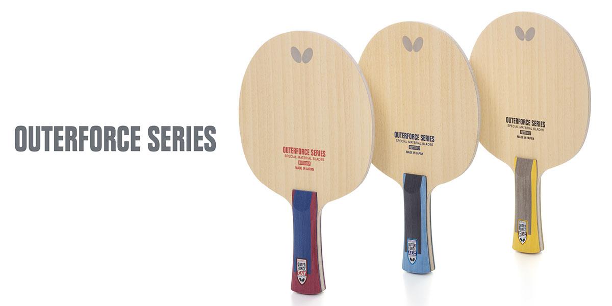 适度控制弹性，以易于上手为重点而设计的外置纤维结构底板。兼顾出球速度和稳定性，使得各种技术的运用更加灵活自如。